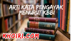 Arti kata pengayak menurut kamus besar bahasa Indonesia KBBI 