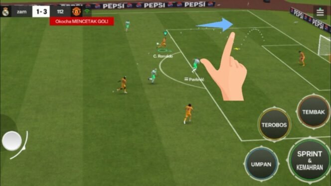 
					Video Cara Melakukan Umpan Silang di Game FC Mobile