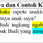 ngabsahake artinya dan contoh kalimatnya di bahasa Jawa