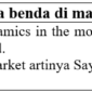 Contoh kalimat dengan kata benda di masjid bahasa Inggris