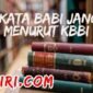 arti kata babi janggur menurut kbbi