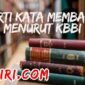 arti kata membabi menurut kbbi