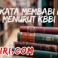 arti kata membabi buta menurut kamus besar bahasa Indonesia (KBBI)