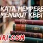 arti kata memperbabu menurut kamus besar bahasa Indonesia (KBBI)