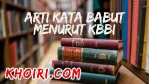arti kata babut menurut kamus besar bahasa Indonesia (KBBI)