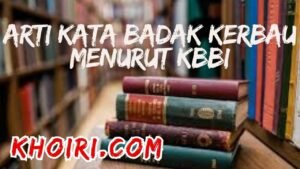 arti kata badak kerbau menurut kamus besar bahasa Indonesia (KBBI)