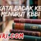 arti kata badak kerbau menurut kamus besar bahasa Indonesia (KBBI)