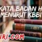 arti kata badan hukum menurut kamus besar bahasa Indonesia (KBBI)