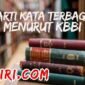 arti kata terbagi menurut kamus besar bahasa Indonesia (KBBI)