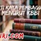 arti kata pembagian menurut kamus besar bahasa Indonesia (KBBI)