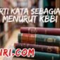 arti kata sebagian menurut kamus besar bahasa Indonesia (KBBI)