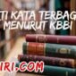 arti kata terbagus menurut kamus besar bahasa Indonesia (KBBI)