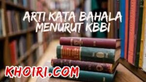 arti kata bahala menurut kamus besar bahasa Indonesia (KBBI)