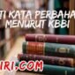 arti kata perbahasa menurut kamus besar bahasa Indonesia (KBBI)