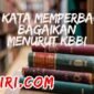 Arti Kata Memperbagai-bagaikan Menurut Kamus Besar Bahasa Indonesia (KBBI)