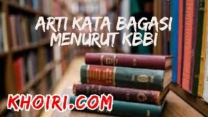 arti kata bagasi menurut kbbi