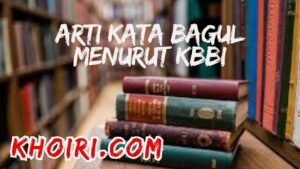 arti kata bagul menurut kamus besar bahasa Indonesia (KBBI)