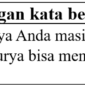 contoh kalimat dengan kata bertenaga