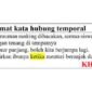 contoh kalimat dengan kata hubung temporal, ciri-ciri dan pengertiannya