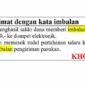 contoh kalimat dengan kata imbalan