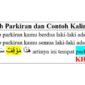 Bahasa Arab Parkiran dan Contoh Kalimatnya