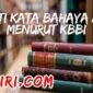 arti kata bahaya api menurut kamus besar bahasa Indonesia (KBBI)