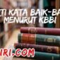 arti kata baik-baik menurut kamus besar bahasa Indonesia (KBBI)