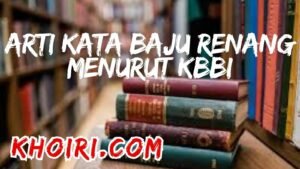 Arti Kata Baju Renang Menurut Kamus Besar Bahasa Indonesia (KBBI)