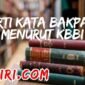 Arti Kata Bakpao Menurut Kamus Besar Bahasa Indonesia (KBBI)