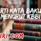 Arti Kata Bakul Menurut Kamus Besar Bahasa Indonesia (KBBI)