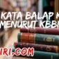 Arti Kata Balap Kuda Menurut Kamus Besar Bahasa Indonesia (KBBI)