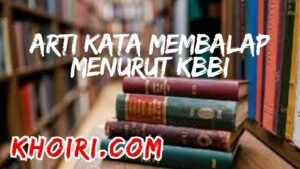 Arti Kata Membalap Menurut Kamus Besar Bahasa Indonesia (KBBI)