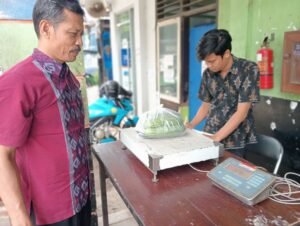 Pos Ukur Ulang di Pasar Grosir Ngronggo