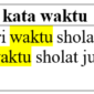 contoh kalimat dengan kata waktu