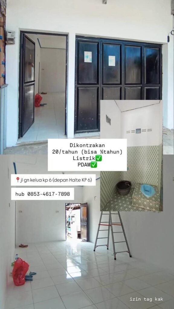 Rumah dikontrakkan di kampung Enam Tarakan
