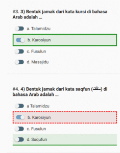 contoh soal jamak taksir pilihan ganda dan jawabannya