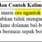 Ora ngantuk artinya dan contoh kalimat di bahasa Jawa