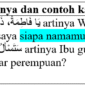 masmuki artinya dan contoh kalimatnya di bahasa ARab