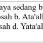 Apa bahasa Arabnya "Saya sedang belajar di sekolah."?