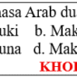 Apa bahasa Arab dua meja?