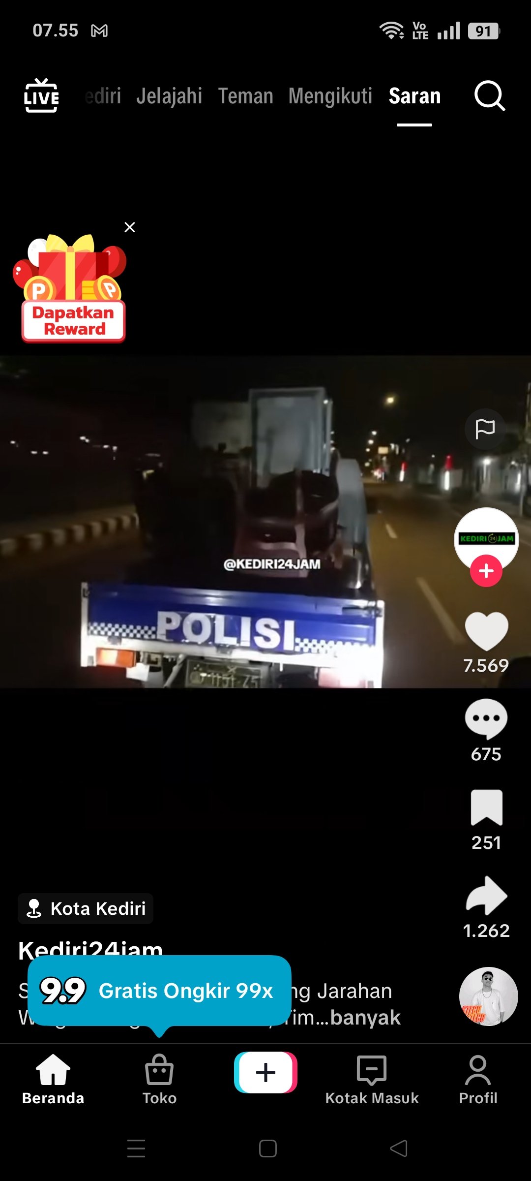 apa yang didapat oleh konten kreator di tiktok