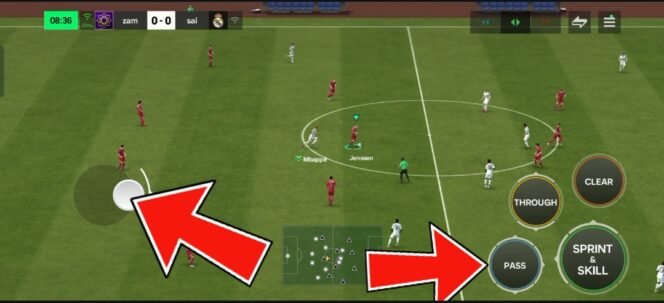 
How to do a pass in the FC Mobile 2025 game