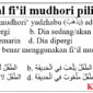 15 Contoh soal fi'il mudhori pilihan ganda dan jawabannya