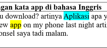 23 Contoh kalimat dengan kata app di bahasa Inggris