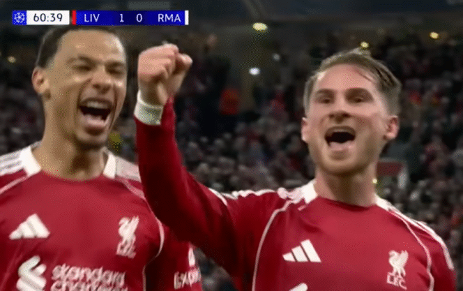 
Gol Mac Allister membuat Liverpool menumbangkan Madrid di Champions
