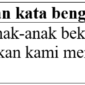 30 Contoh kalimat dengan kata bengkel