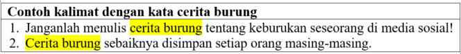 
20 Contoh kalimat dengan kata ceroboh