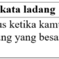 21 Contoh kalimat dengan kata ladang