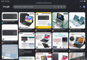 Contoh pencarian gambar di Google images
