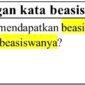 Contoh kalimat dengan kata beasiswa